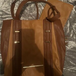 Steve Madden tote with pouch